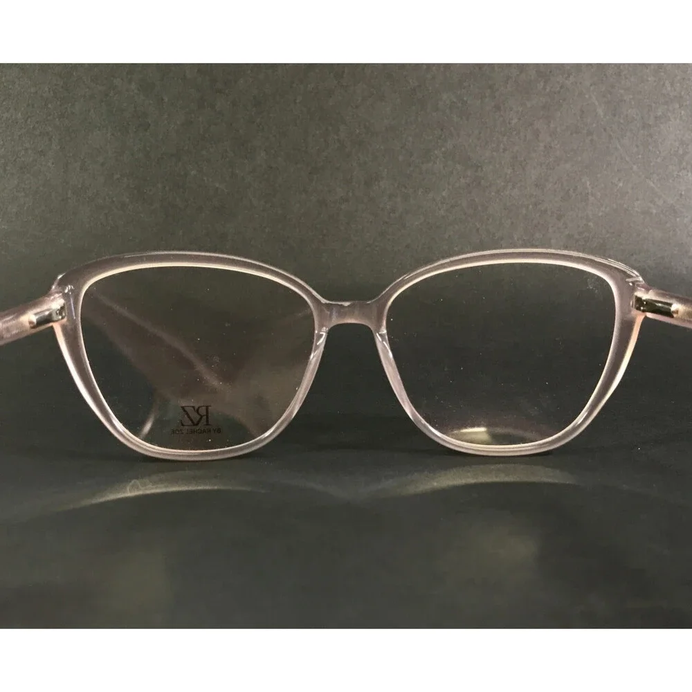 RZ by Rachel Zoe Eyeglasses Frames ARI CRYPK Crytal Pink Cat Eye 55-16-140